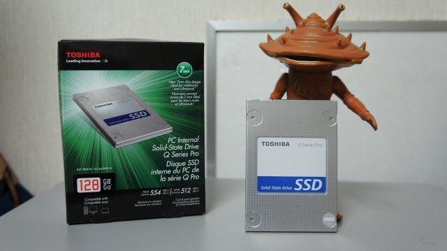 古めのパソコンのHDDを東芝の高速SSD「HDTS351XZSTA」に交換(換装)した